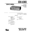 cdx-u303, cdx-u303rf, xr-u500rds, xr-u700rds, xr-u800rds service manual