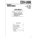 cdx-u606 service manual