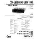 cdx-u8000rds, cdx-u8001rds service manual