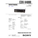 cdx-v4800 service manual