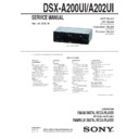 dsx-a200ui, dsx-a202ui service manual