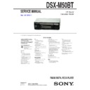 Sony DSX-M50BT Service Manual