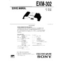 Sony EXM-302, XMS-615, XMS-915 Service Manual