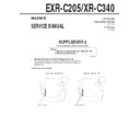 exr-c205, xr-c340 (serv.man3) service manual