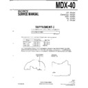 Sony MDX-40 (serv.man5) Service Manual