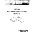 Sony MDX-400 Service Manual