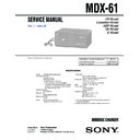 mdx-61 service manual