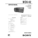 mdx-62 service manual