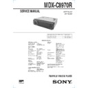 mdx-c8970r service manual