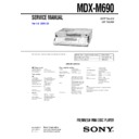 mdx-m690 service manual