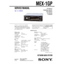 mex-1gp service manual