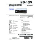 Sony MEX-1GPX Service Manual