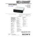 mex-gs600bt service manual