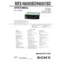 mex-n6000bd, mex-n6001bd service manual
