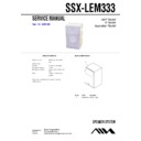 Sony SSX-LEM333, XR-EM333 Service Manual