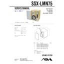 Sony SSX-LMN75, XR-MN75 Service Manual