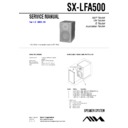 Sony SX-LFA500, XR-FA500 Service Manual