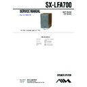 Sony SX-LFA700, XR-FA700 Service Manual