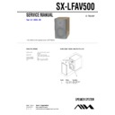 Sony SX-LFAV500, XR-FAV500 Service Manual
