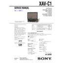 Sony XAV-C1 Service Manual