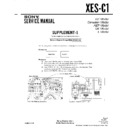 Sony XES-C1 (serv.man2) Service Manual