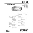 Sony XES-C1 Service Manual