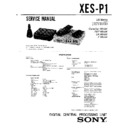 xes-p1 service manual