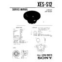 Sony XES-S12 Service Manual