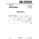 Sony XM-2252HX (serv.man2) Service Manual