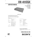 xm-405eqx service manual