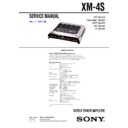 xm-4s service manual