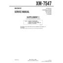 Sony XM-7547 (serv.man2) Service Manual