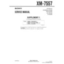 Sony XM-7557 (serv.man2) Service Manual