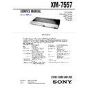 xm-7557 service manual