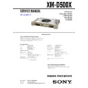 xm-d500x service manual