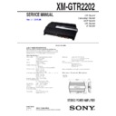 xm-gtr2202 service manual