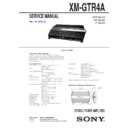 xm-gtr4a service manual