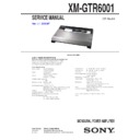 xm-gtr6001 service manual