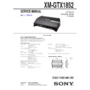 xm-gtx1852 service manual