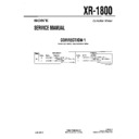 Sony XR-1800 (serv.man2) Service Manual