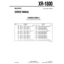 Sony XR-1800 (serv.man4) Service Manual