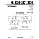 xr-3050, xr-3051, xr-3052 (serv.man2) service manual