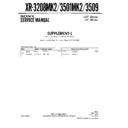 Sony XR-3208MK2, XR-3501MK2, XR-3509 (serv.man2) Service Manual