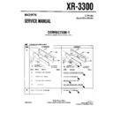 Sony XR-3300 Service Manual