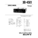 xr-4501 service manual