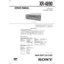 Sony XR-4890 (serv.man2) Service Manual