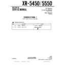 Sony XR-5450, XR-5550 (serv.man4) Service Manual