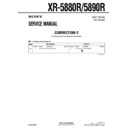 Sony XR-5880R, XR-5890R (serv.man3) Service Manual