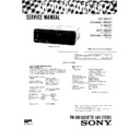 Sony XR-7070, XR-7071, XR-7072 (serv.man2) Service Manual