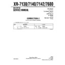 Sony XR-7130, XR-7140, XR-7142, XR-7600 Service Manual